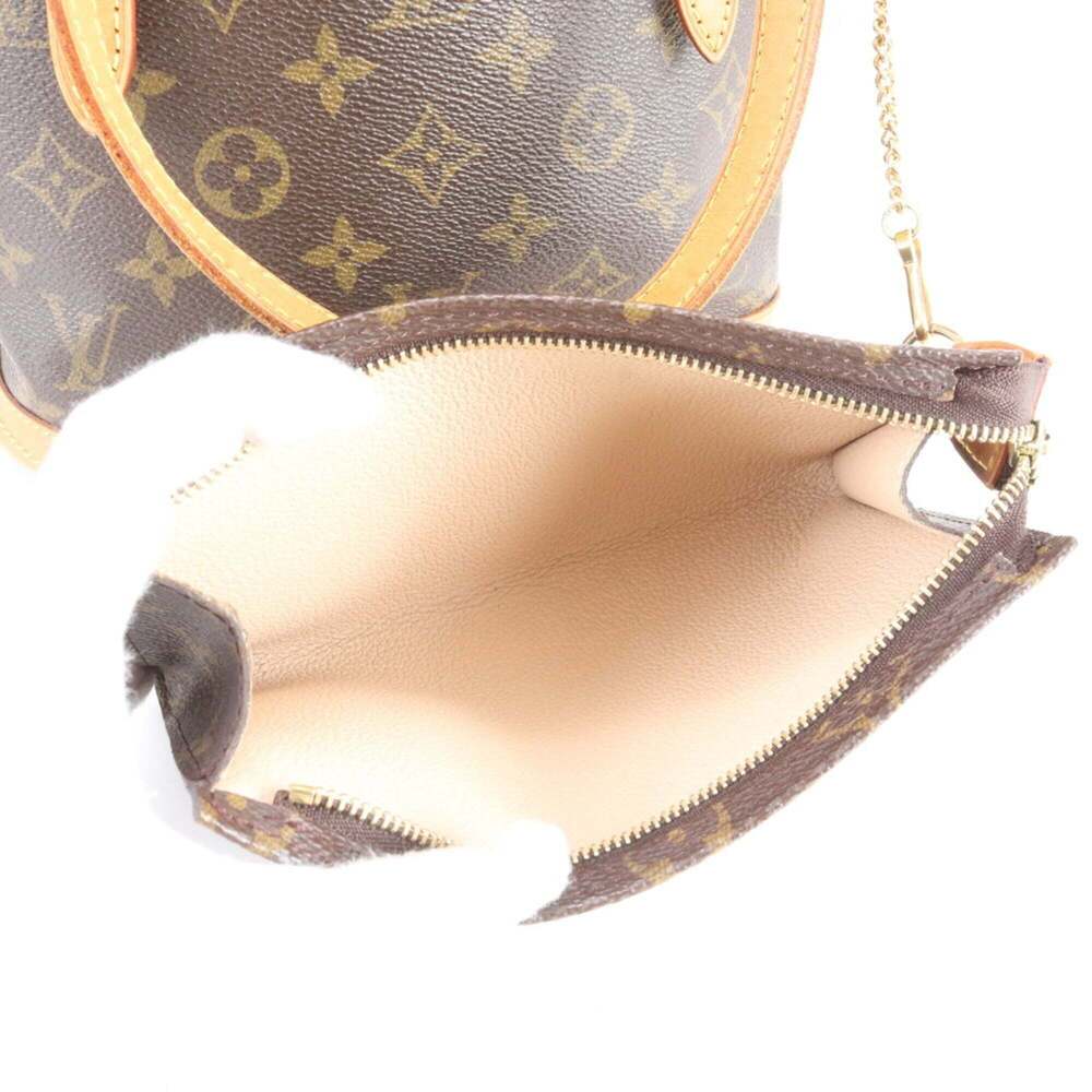 LOUIS VUITTON Brown Monogram Leather Tote Bag - Picture 8 of 11